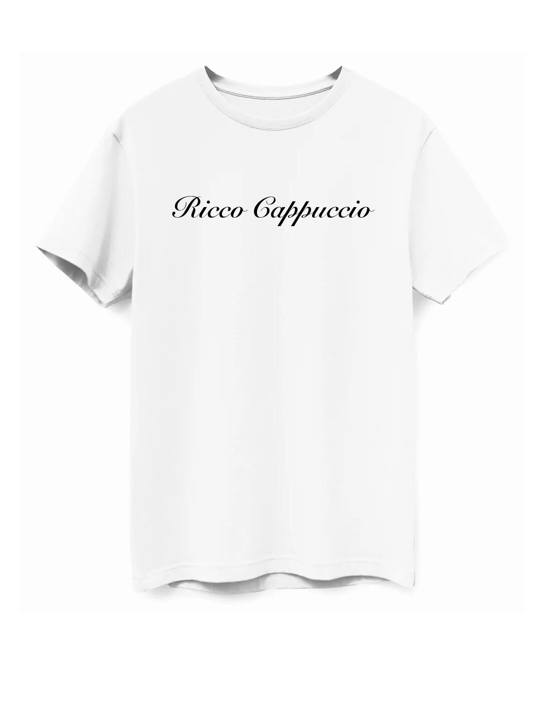 PRE-ORDER ITEM: T-SHIRT, SHORT SLEEVE: WHITE - BLACK PRINT